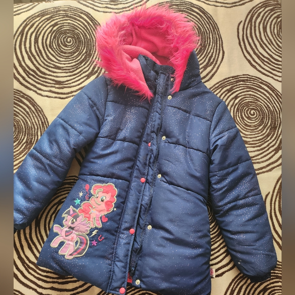 My Little Pony Girls Puffer Coat